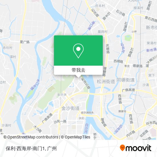 保利·西海岸-南门1地图