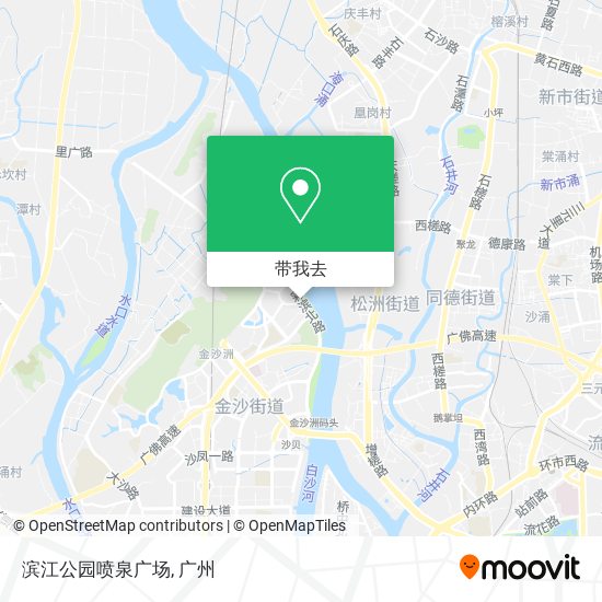 滨江公园喷泉广场地图