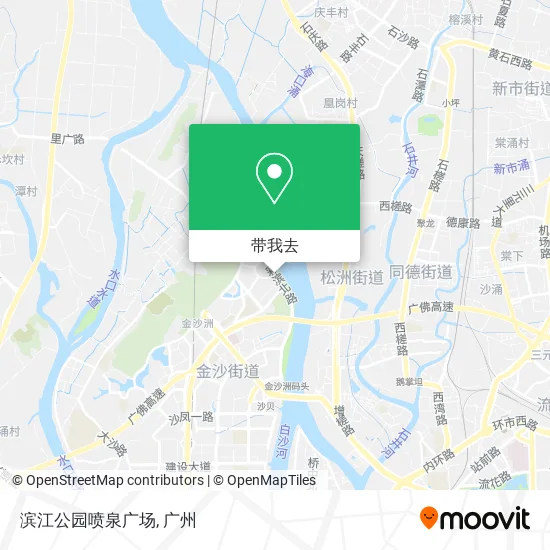 滨江公园喷泉广场地图