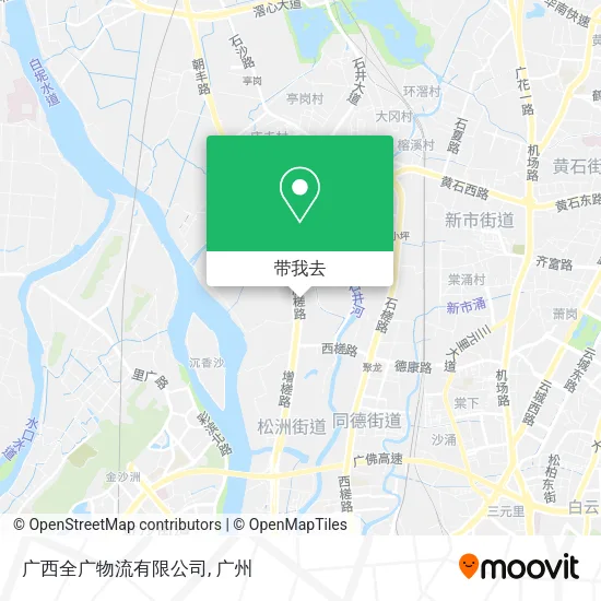 广西全广物流有限公司地图