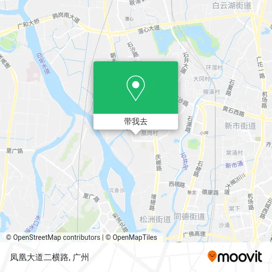 凤凰大道二横路地图