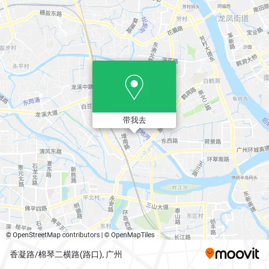 香凝路/棉琴二横路(路口)地图