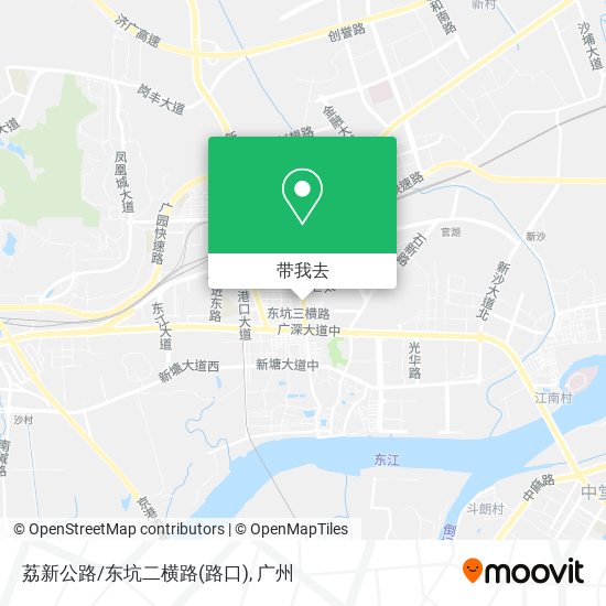 荔新公路/东坑二横路(路口)地图