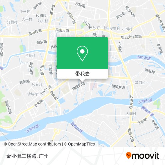 金业街二横路地图