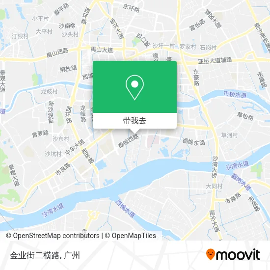 金业街二横路地图