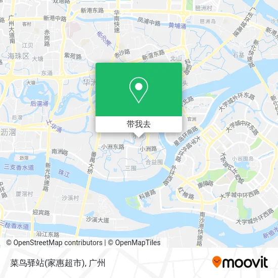 菜鸟驿站(家惠超市)地图