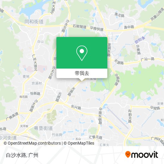 白沙水路地图