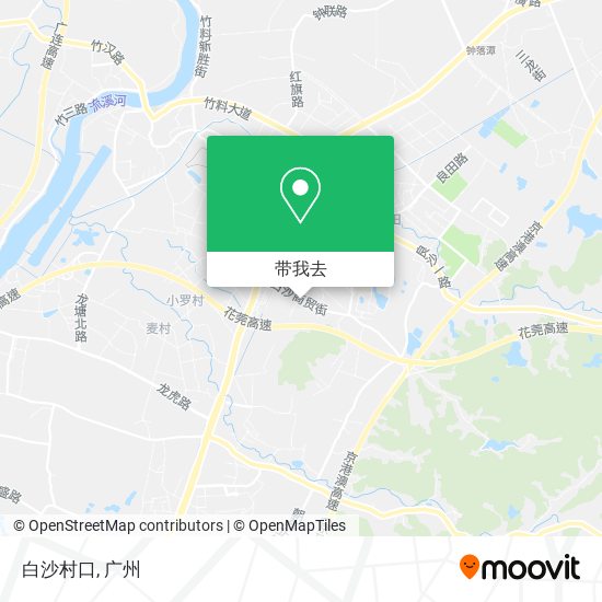白沙村口地图