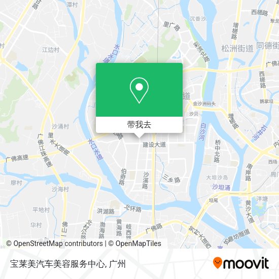 宝莱美汽车美容服务中心地图