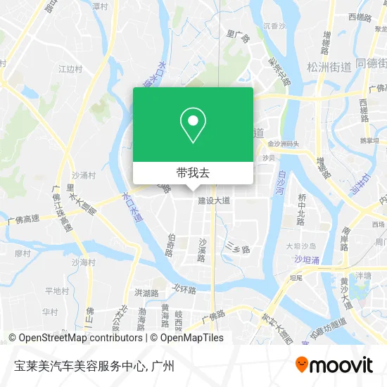 宝莱美汽车美容服务中心地图