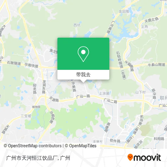 广州市天河恒江饮品厂地图