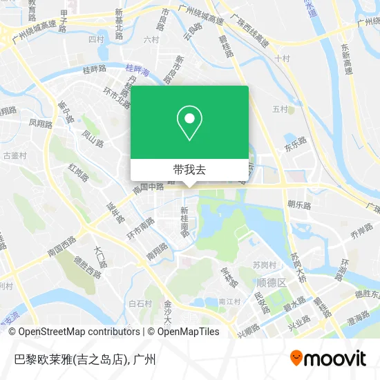 巴黎欧莱雅(吉之岛店)地图