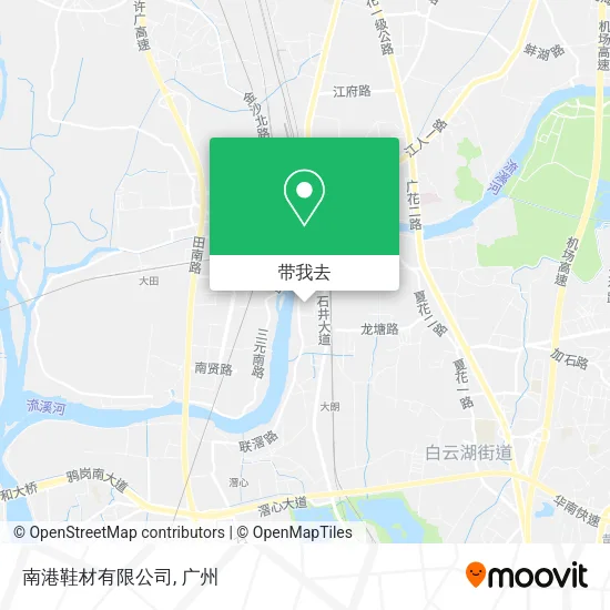 南港鞋材有限公司地图