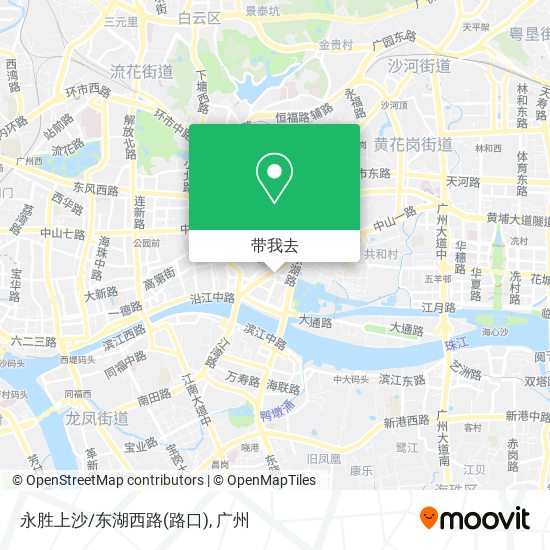 永胜上沙/东湖西路(路口)地图