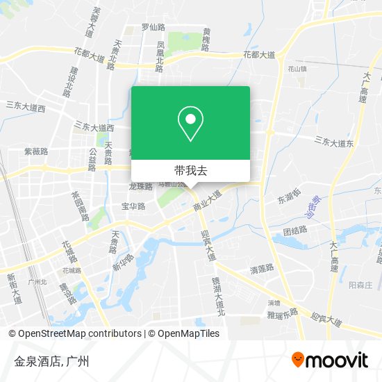金泉酒店地图