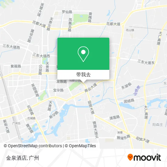 金泉酒店地图