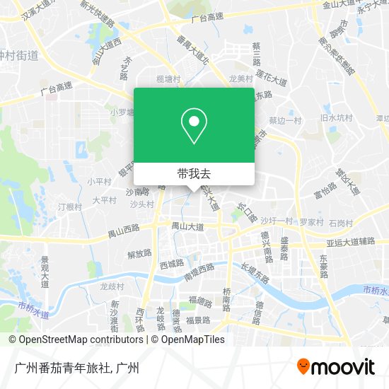 广州番茄青年旅社地图