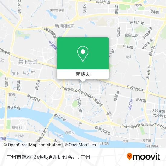 广州市旭奉喷砂机抛丸机设备厂地图