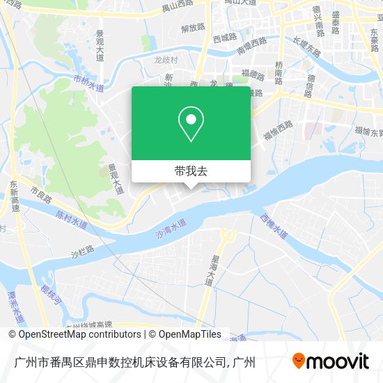 广州市番禺区鼎申数控机床设备有限公司地图