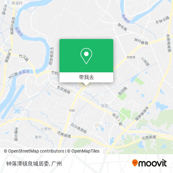 钟落潭镇良城居委地图