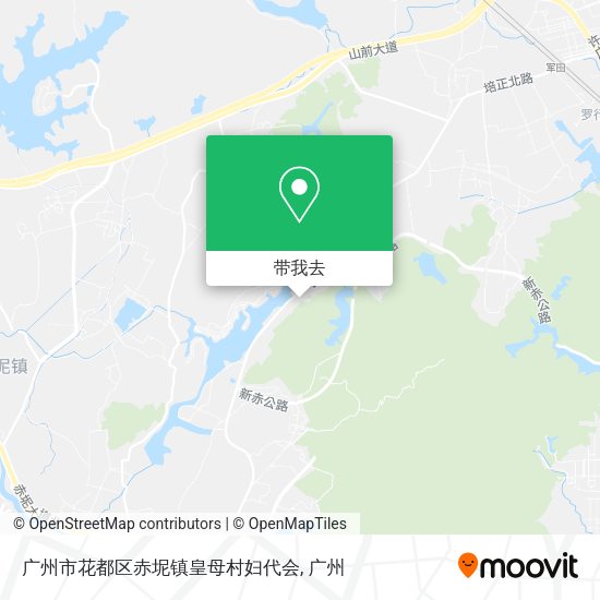 广州市花都区赤坭镇皇母村妇代会地图