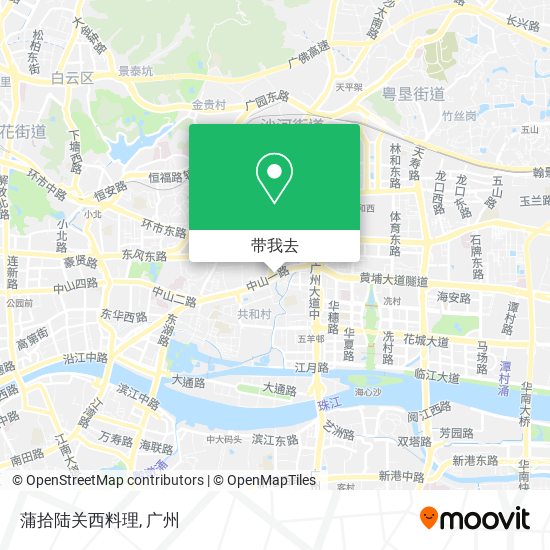 蒲拾陆关西料理地图