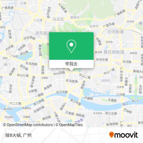 辣8火锅地图