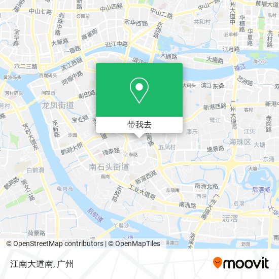 江南大道南地图