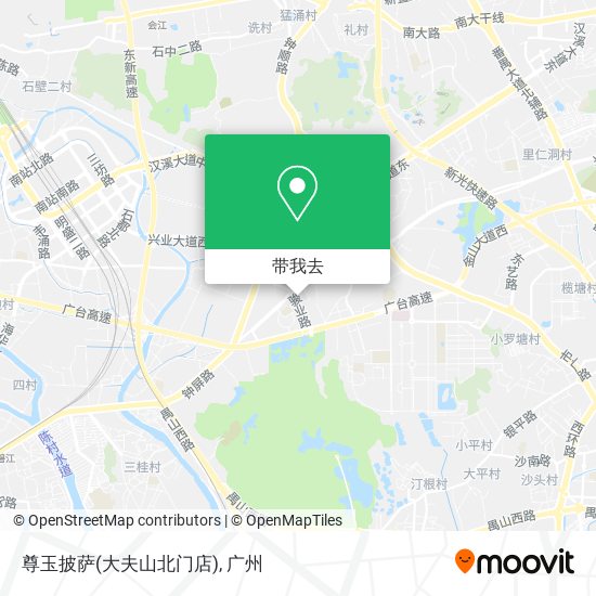 尊玉披萨(大夫山北门店)地图