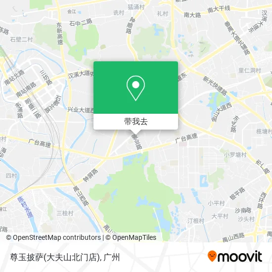 尊玉披萨(大夫山北门店)地图