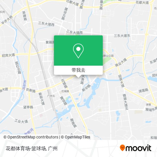 花都体育场-篮球场地图