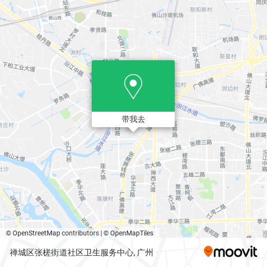 禅城区张槎街道社区卫生服务中心地图