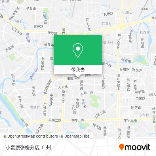 小蛮腰张槎分店地图