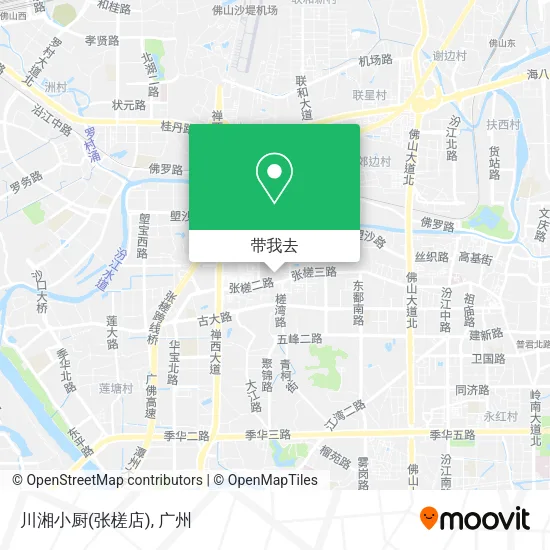 川湘小厨(张槎店)地图