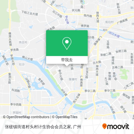 张槎镇街道村头村计生协会会员之家地图