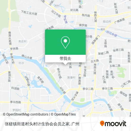 张槎镇街道村头村计生协会会员之家地图