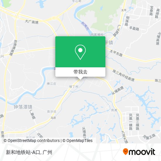 新和地铁站-A口地图