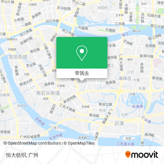 恒大纺织地图