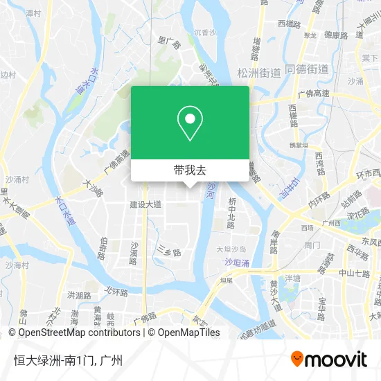 恒大绿洲-南1门地图