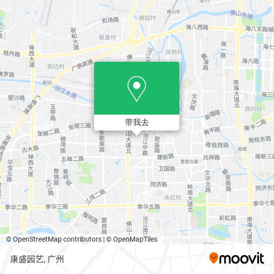 康盛园艺地图