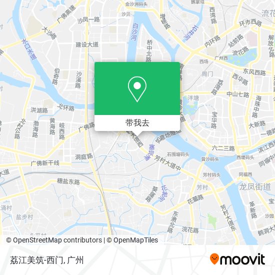 荔江美筑-西门地图
