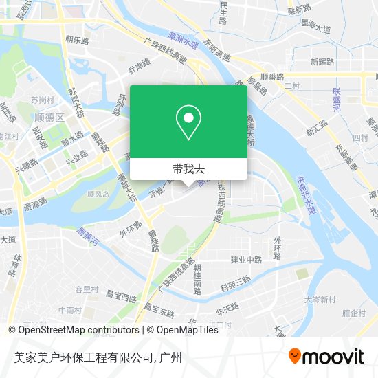美家美户环保工程有限公司地图