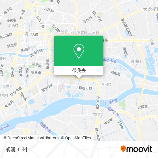 蚬涌地图