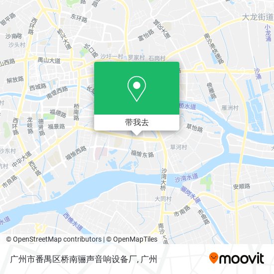 广州市番禺区桥南骊声音响设备厂地图