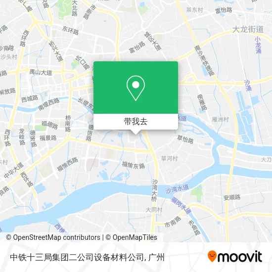 中铁十三局集团二公司设备材料公司地图