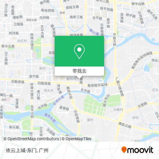 依云上城-东门地图