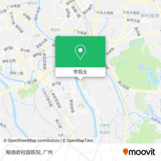 顺德碧桂园医院地图
