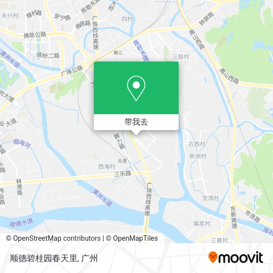 顺德碧桂园春天里地图