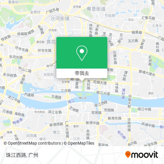 珠江西路地图