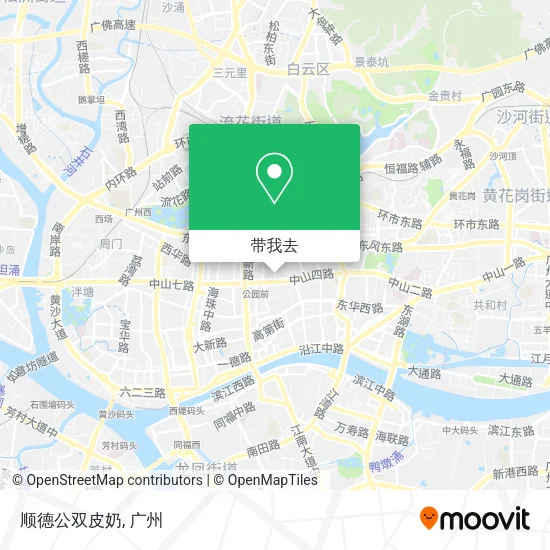 顺德公双皮奶地图